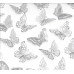 Butterflies-Lace-Non Edible-Pack of 6