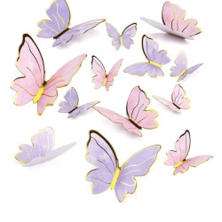 Butterflies-Non Edible-Pack of 6