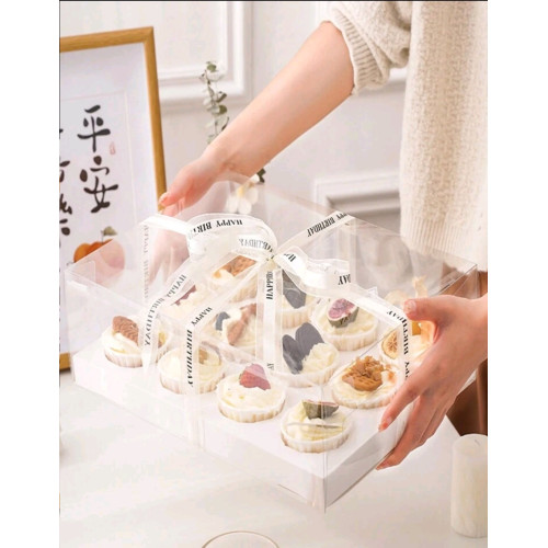12 Cupcake Box All Clear Lid