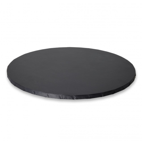 Round Cake Board Semi Thick 8 inch - Black