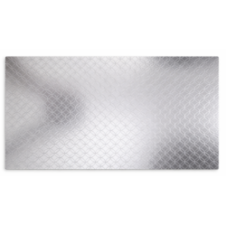 Rectangular Cake Board Thin Masonite 300x400mm - Silver