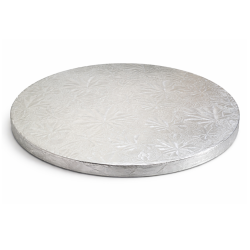 Round Cake Board Semi Thick 8 inch - Silver