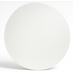 Round Cake Board Thin Masonite 6 inch - White