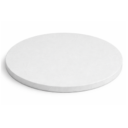 Round Cake Board Semi Thick 8 inch - White