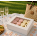 White C/Box - 12 Cupcake Box  With Window
