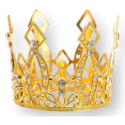 Crown-Medium Metal With Diamonds