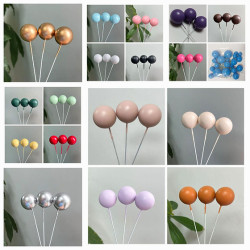 Faux Balls-Matt Shine-Pack of 6