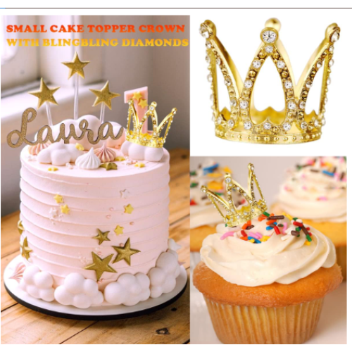 Crown-Mini Metal With Bling Diamonds